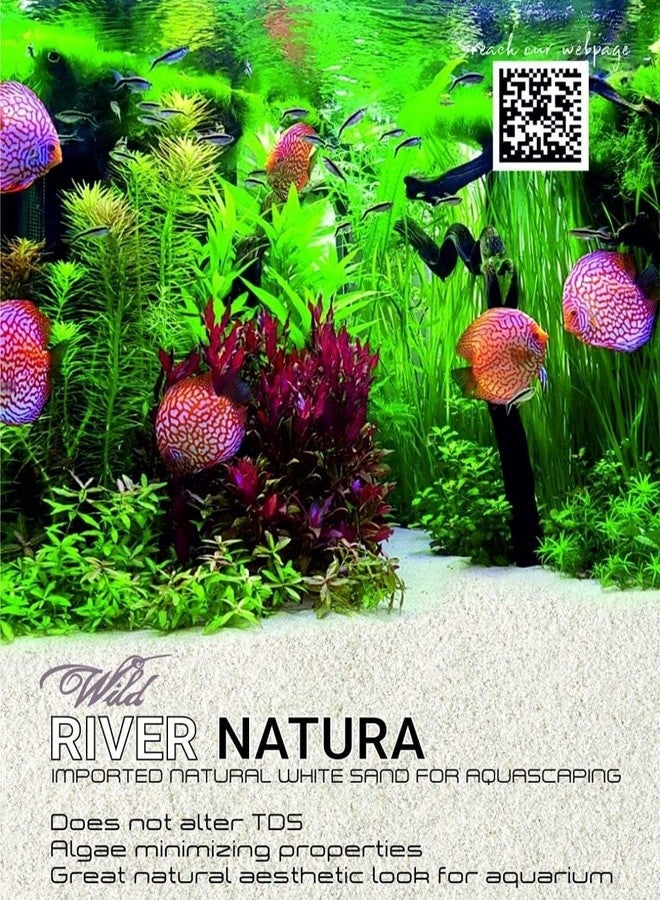 رمل أبيض طبيعي مستورد من شركة VAYINATO Aquatic Remedies River Natura لتنسيق أحواض السمك (1 كجم) - Image 2